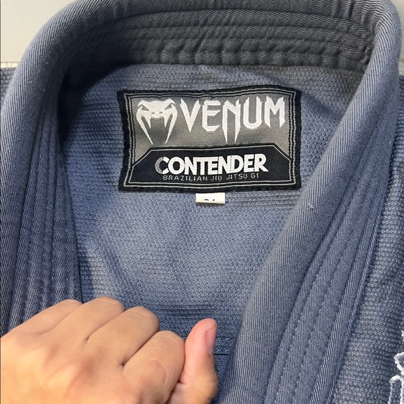 Venum Contender Brazilian Jiu-Jitsu Gi Size C1 Youth Gray Jacket Only BJJ - Picture 4 of 9
